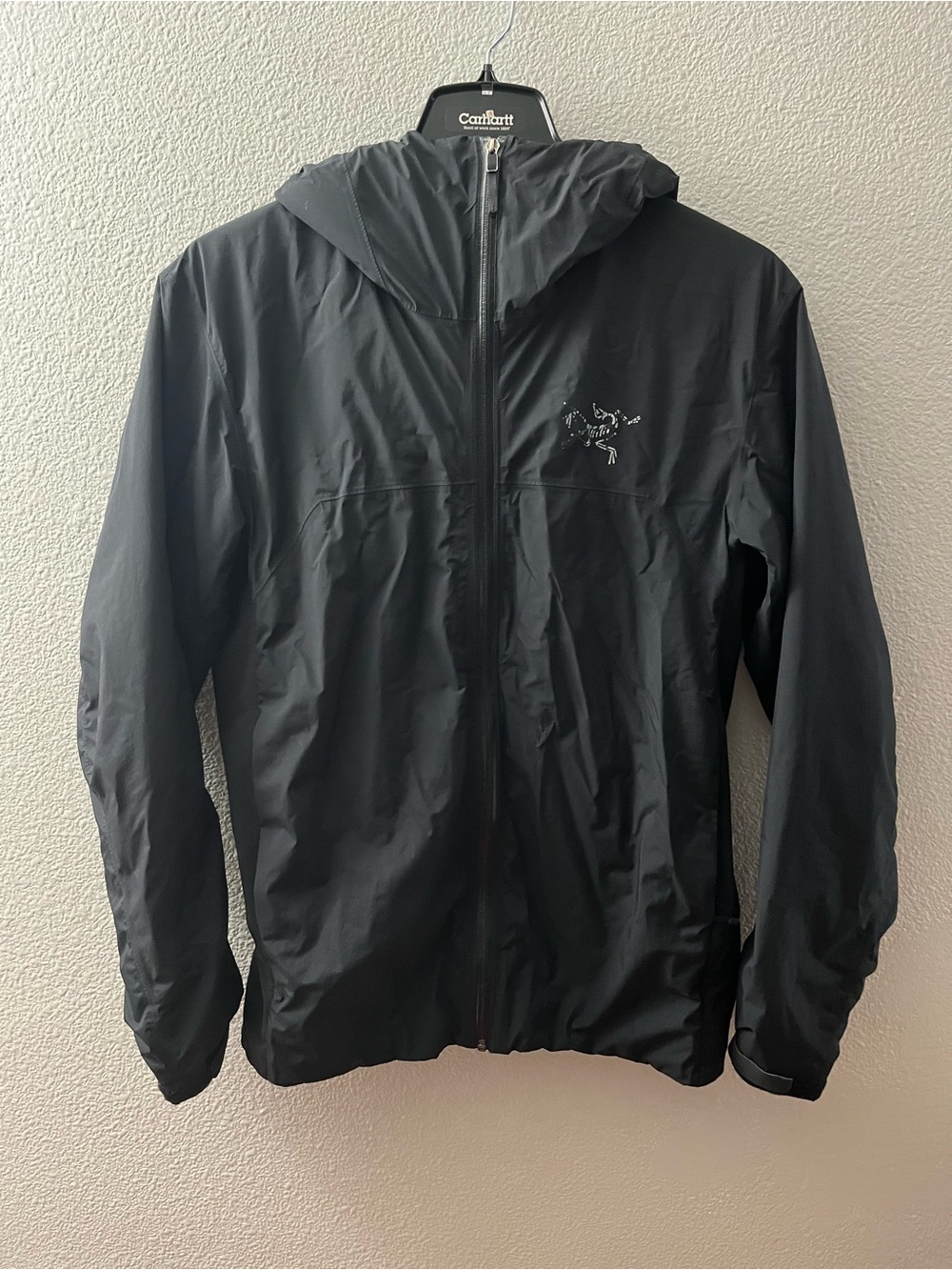 Arc’teryx Solano Hoody Mens Windbreaker Jacket Outdoors Black Large